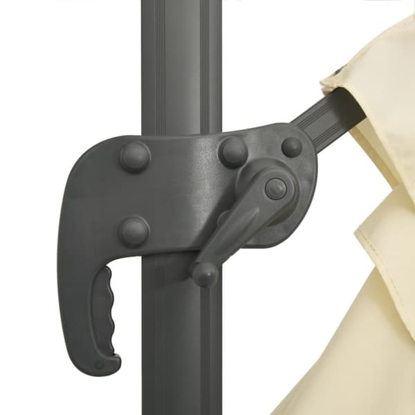 Frihängande parasoll med aluminiumstång sandvit 400x300 cm - Frihängande Parasoll - Parasoll - Home & Living
