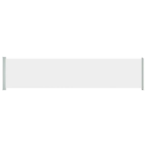Sammenrullelig sidemarkise til terrassen 140x600 cm cremefarvet - Sidemarkise - Sidemarkiser - Home & Living