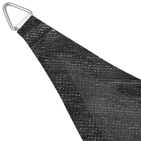 Solsegel HDPE trekantigt 3,6x3,6x3,6 m antracit - Solsegel - Solskydd - Home & Living