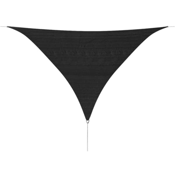 Solsegel HDPE trekantigt 3,6x3,6x3,6 m antracit - Solsegel - Solskydd - Home & Living