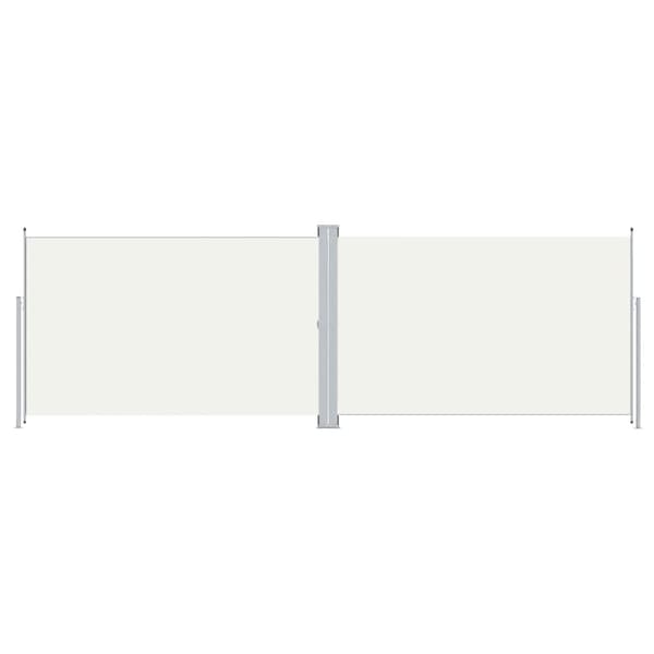 Infällbar sidomarkis 200x600 cm gräddvit - Balkongmarkis - Sidomarkiser - Home & Living
