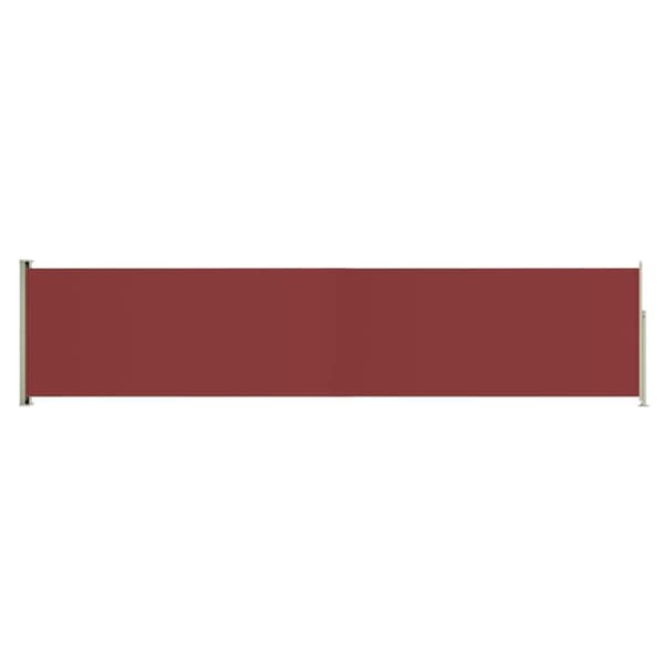 Sammenrullelig sidemarkise til terrassen 140x600 cm rød - Sidemarkise - Sidemarkiser - Home & Living
