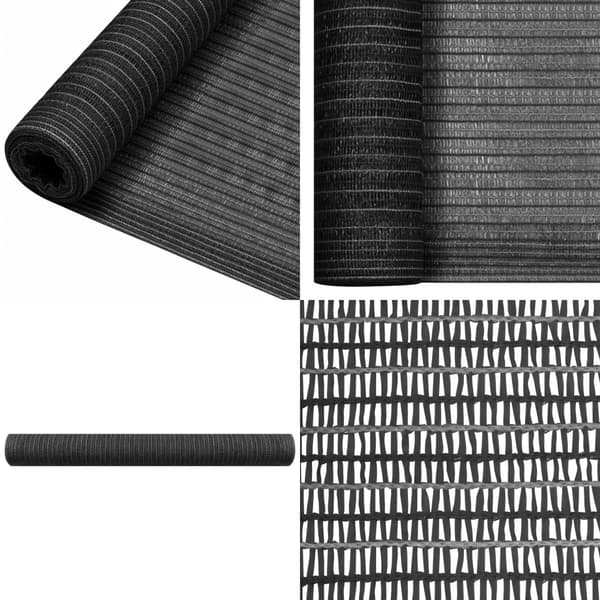 Afskærmning 1,2x10 m 75 g/m² HDPE antracitgrå - Privatlivsnet - Altanafskærmning - Home & Living
