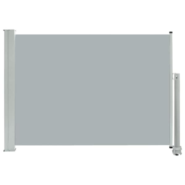 Sisäänvedettävä terassin sivumarkiisi 80x300 cm harmaa - Sivumarkiisi - Sivumarkiisit - Home & Living