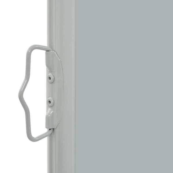 Sisäänvedettävä terassin sivumarkiisi 80x300 cm harmaa - Sivumarkiisi - Sivumarkiisit - Home & Living