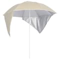 Miniatyrbillede 2 af 10: Strandparasol med sidevægge 215 cm sandfarvet - Strandparasol - Strandparasoller - Home & Living