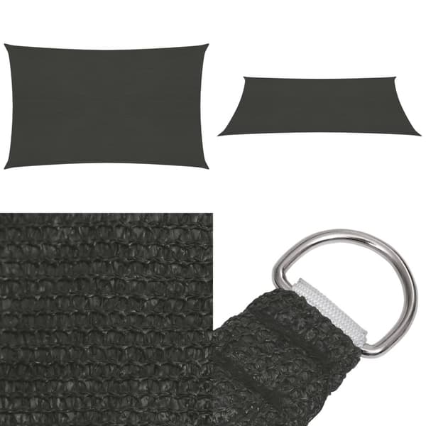 Aurinkopurje 160 g/m² antrasiitti 4x7 m HDPE - Aurinkovarjopurje - Aurinkovarjopurjeet - Home & Living
