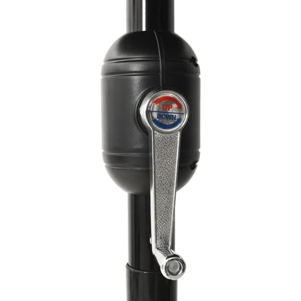 Parasol med aluminiumsstang i 3 niveauer 2 m sort - Parasol - Parasoller - Home & Living