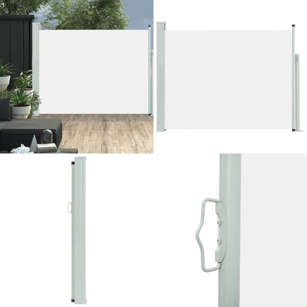 Sisäänvedettävä terassin sivumarkiisi 140x500 cm kerma - Sivumarkiisi - Sivumarkiisit - Home & Living