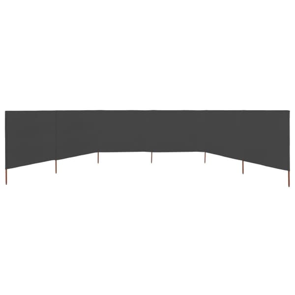Tuulensuojakangas 6 paneelilla 800x120 cm antrasiitti - Tuulensuoja - Tuulensuojat - Home & Living