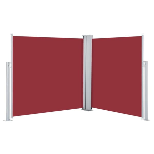Infällbar sidomarkis röd 120x600 cm - Sidomarkis - Sidomarkiser - Home & Living