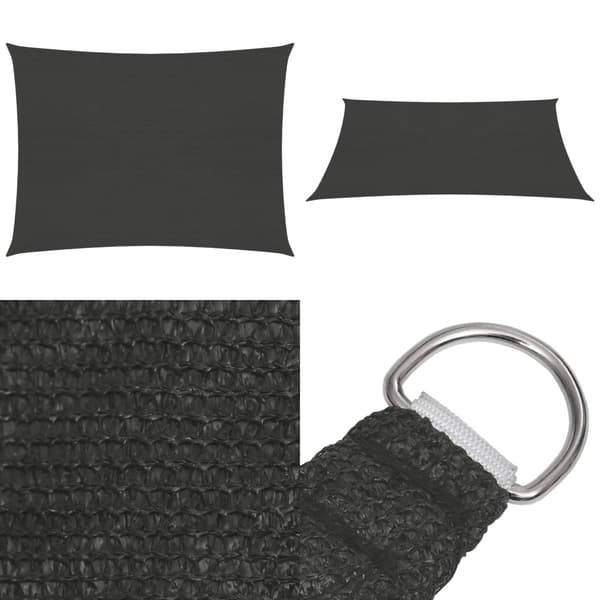 Aurinkopurje 160 g/m² antrasiitti 2x2,5 m HDPE - Aurinkovarjopurje - Aurinkovarjopurjeet - Home & Living