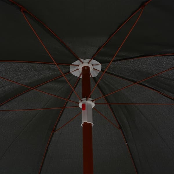 Parasol med stålstang 180 cm antracitgrå - Parasol - Parasoller - Home & Living
