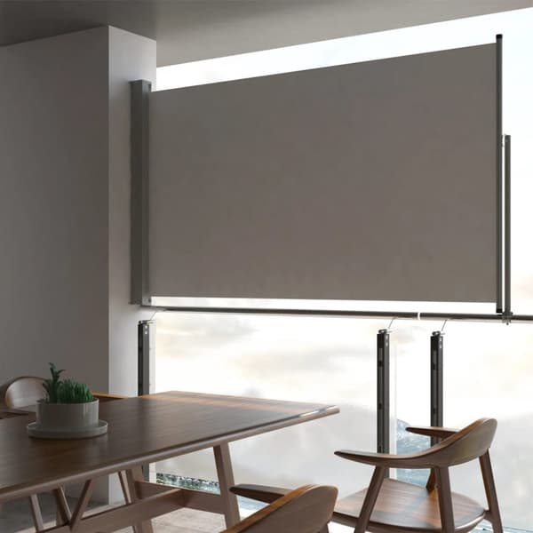 Infällbar sidomarkis 140 x 300 cm grå - Sidomarkis - Sidomarkiser - Home & Living
