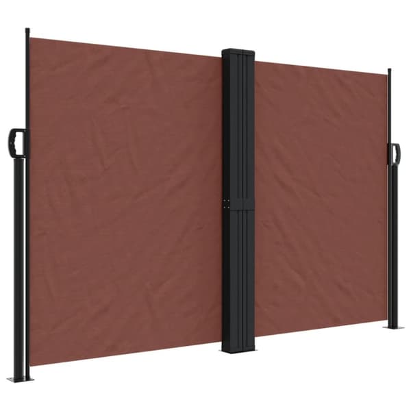 Sammenrullelig sidemarkise 160x1200 cm brun - Sidemarkise - Sidemarkiser - Home & Living