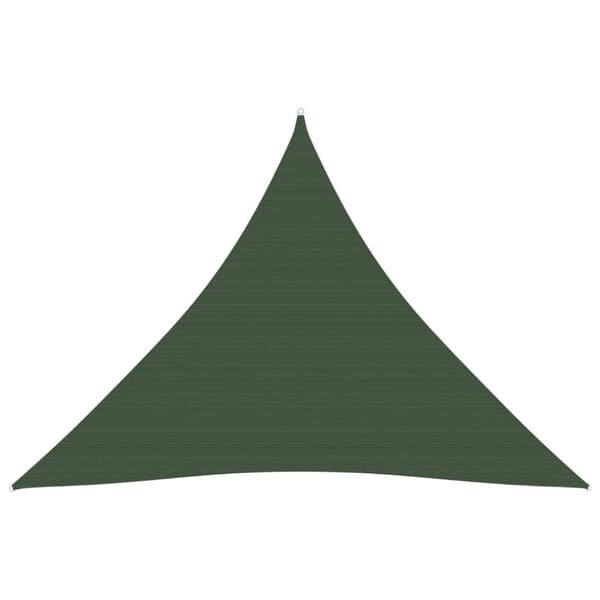 Aurinkopurje 160 g/m² tummanvihreä 4,5x4,5x4,5 m HDPE - Aurinkovarjopurje - Aurinkovarjopurjeet - Home & Living