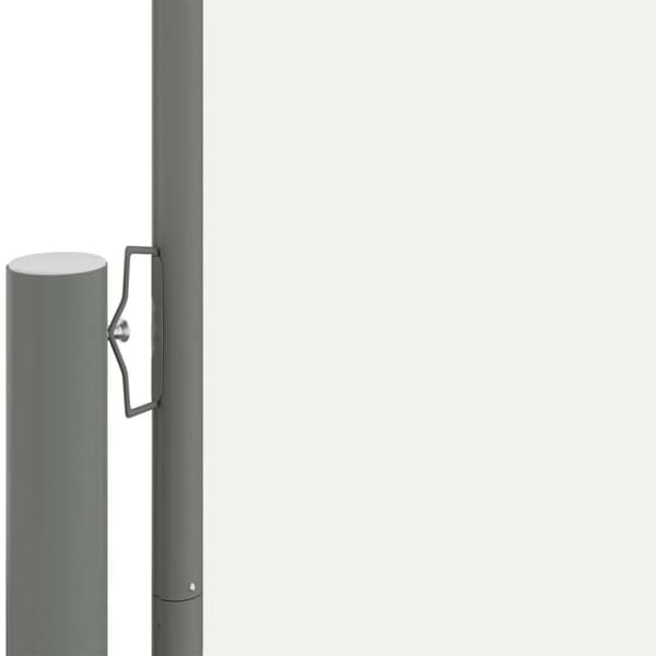 Infällbar sidomarkis gräddvit 117x1200 cm - Balkongmarkis - Sidomarkiser - Home & Living