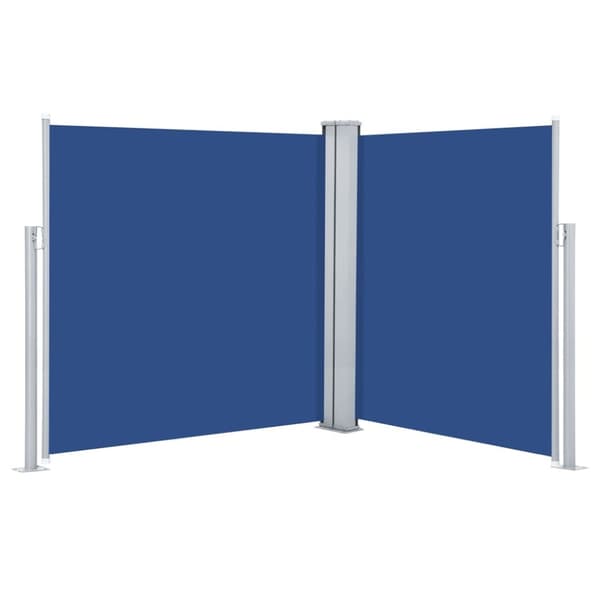 Sammenrullelig sidemarkise 140 x 600 cm blå - Sidemarkise - Sidemarkiser - Home & Living