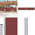 Miniatyrbillede 1 af 9: Sammenrullelig sidemarkise 200x1200 cm brun - Sidemarkise - Sidemarkiser - Home & Living