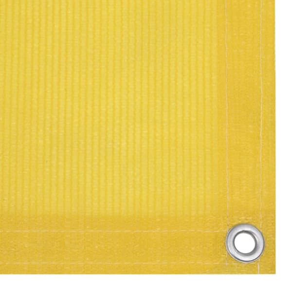 Parvekkeen suoja keltainen 75x600 cm HDPE - Parvekkeen Suoja - Parvekkeen Suojat - Home & Living