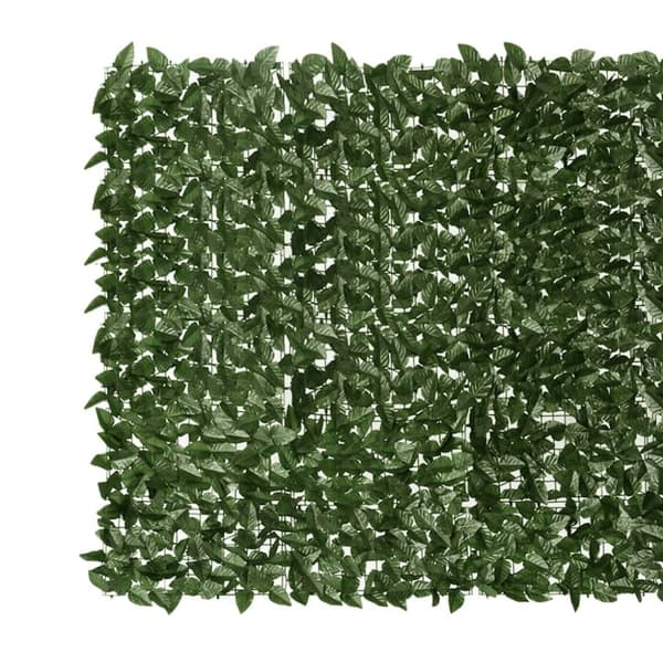 Parvekkeen suoja tummanvihreillä lehdillä 300x150 cm - Parvekesuoja - Parvekesuojat - Home & Living