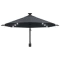 Miniatyrbillede 5 af 11: Væghængt parasol med LED metalstang 300 cm antracitgrå - Parasol - Parasoller - Home & Living