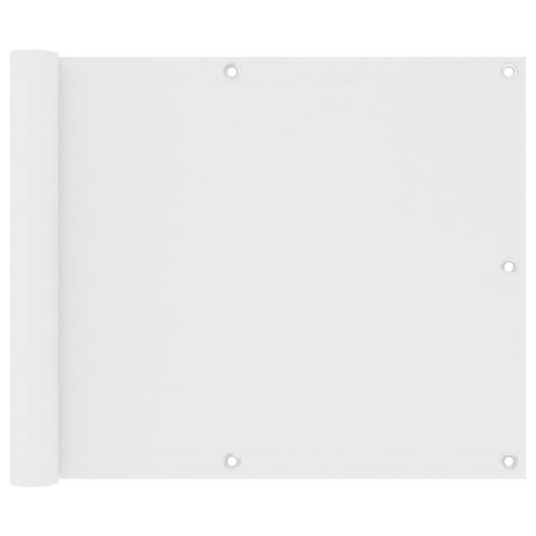 Altanafskærmning 75x600 cm oxfordstof hvid - Altanafskærmning - Altanafskærmninger - Home & Living