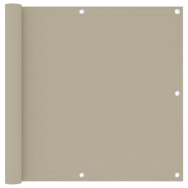 Altanafskærmning 90x500 cm oxfordstof beige - Altanafskærmning - Altanafskærmninger - Home & Living