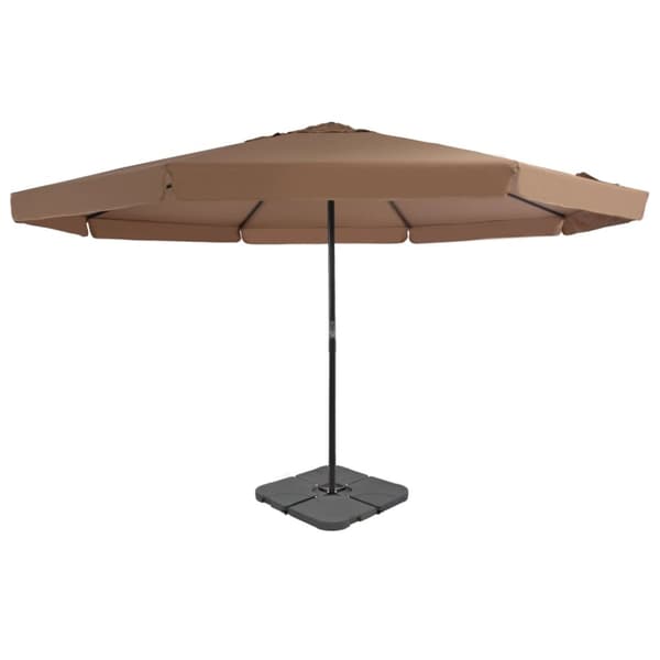 Parasoll med portabel bas taupe - Parasoll - Parasol - Home & Living