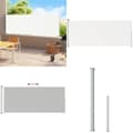 Miniatyrbillede 1 af 9: Sammenrullelig sidemarkise til terrassen 220x500 cm cremefarvet - Sidemarkise - Sidemarkiser - Home & Living