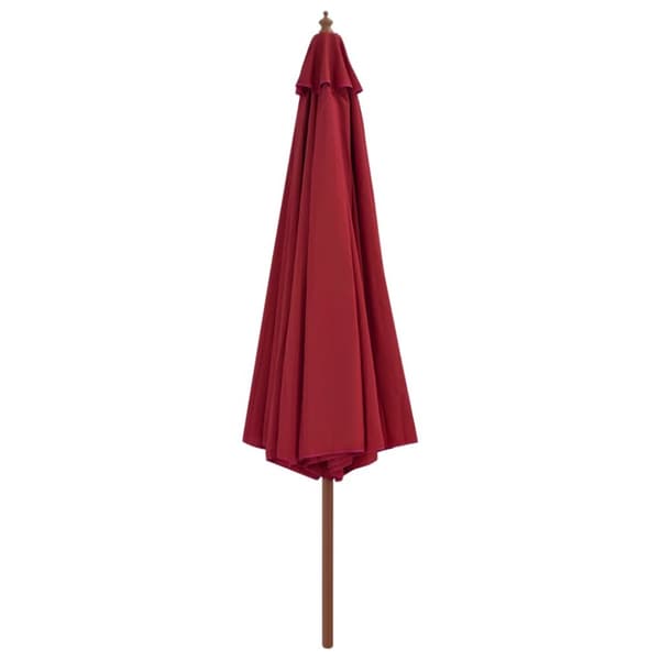 Aurinkovarjo puurunko 350 cm viininpunainen - Aurinkovarjo - Aurinkovarjot - Home & Living
