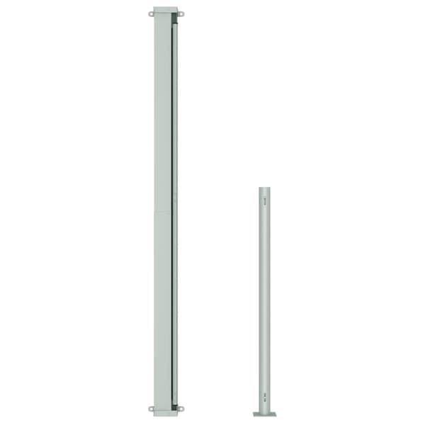 Sammenrullelig sidemarkise til terrassen 180x500 cm blå - Sidemarkise - Sidemarkiser - Home & Living