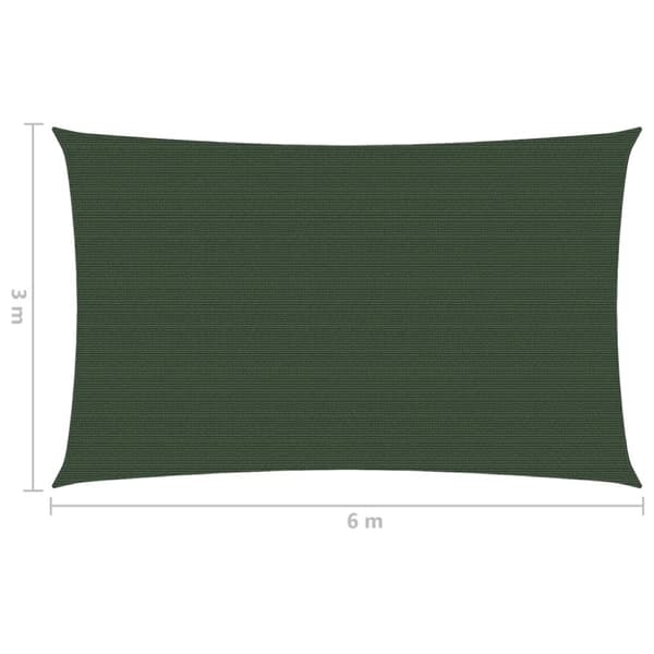 Aurinkopurje 160 g/m² tummanvihreä 3x6 m HDPE