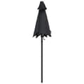 Miniatyrbild 4 av 8: Parasoll svart 200x224 cm aluminium