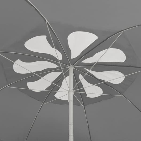 strandparasol 300 cm antracitgrå