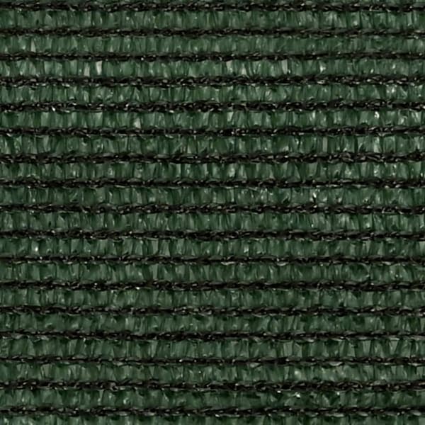 solsejl 4x5 m 160 g/m² HDPE mørkegrøn