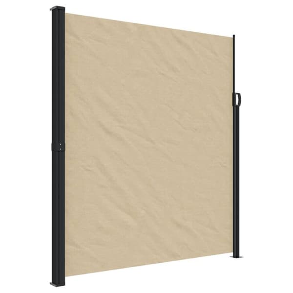 Indragbar sidomarkis beige 220x500 cm
