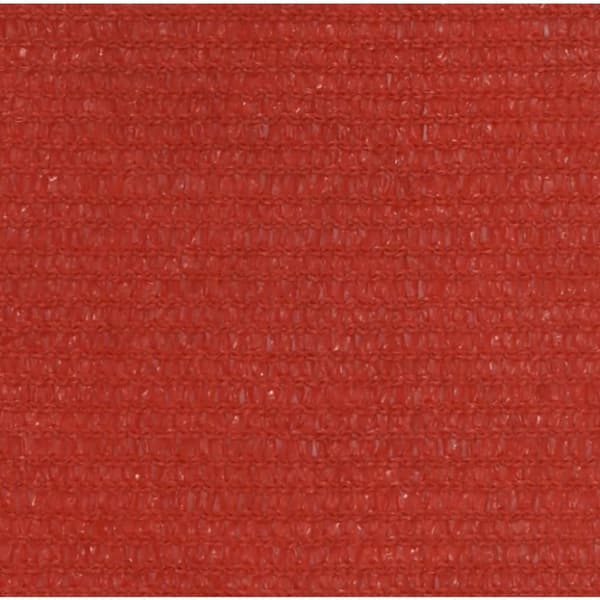 Aurinkopurje 160 g/m² punainen 4,5x4,5 m HDPE