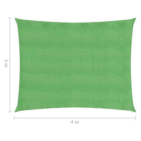 Aurinkopurje 160 g/m² vaaleanvihreä 3x4 m HDPE