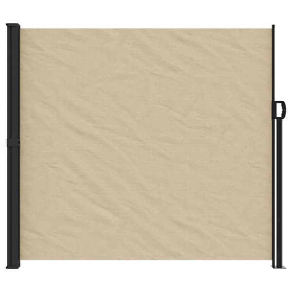 sammenrullelig sidemarkise 180x500 cm beige