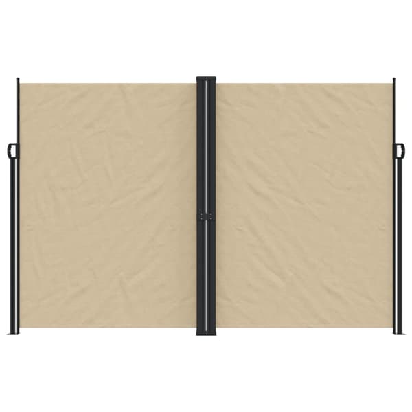 sidemarkise 220x1000 cm sammenrullelig beige