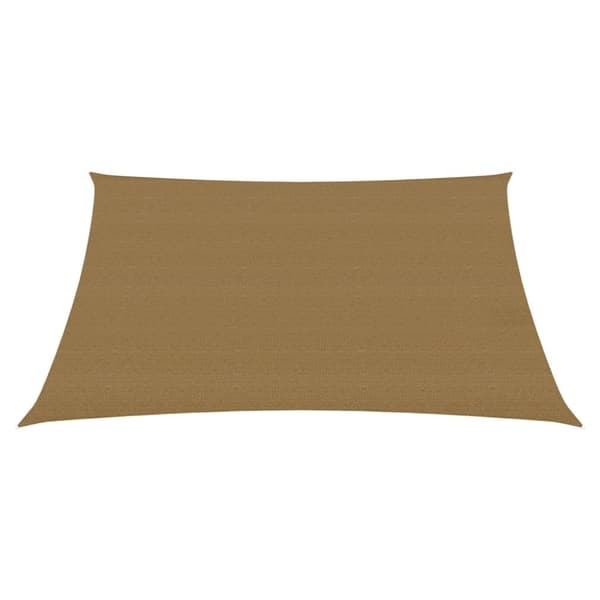 Aurinkopurje 160 g/m² harmaanruskea 5x5 m HDPE