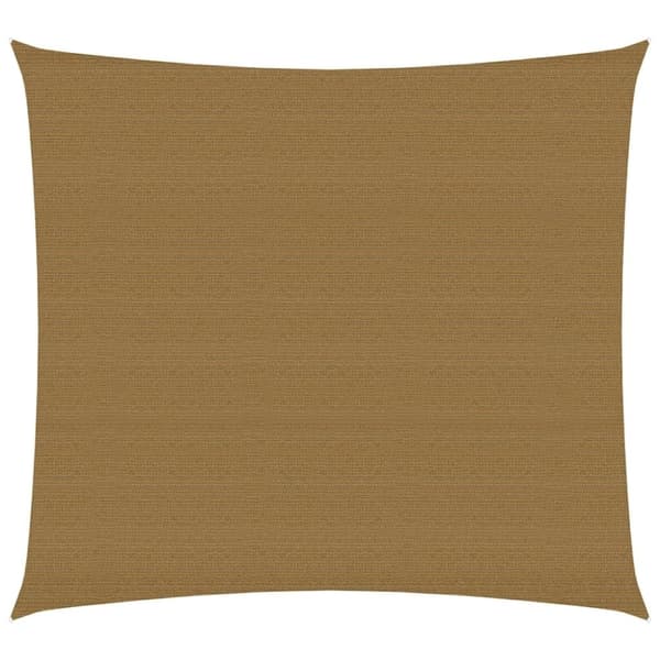 Aurinkopurje 160 g/m² harmaanruskea 5x5 m HDPE