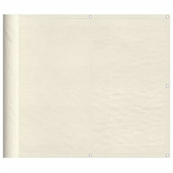 Parvekesuoja kerma 90x800 cm 100% polyesteri Oxford kangas