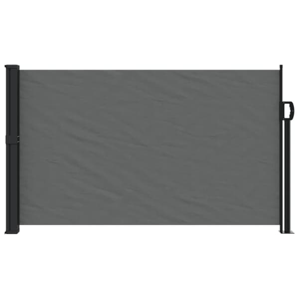 Sisäänvedettävä sivumarkiisi antrasiitti 120x500 cm