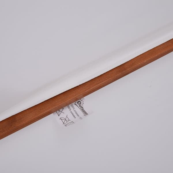 Rootz puinen päivänvarjo - Puutarhan sateenvarjo - Ulkovarjostin - Kestävä ja säänkestävä - Helppo käyttää - Parannettu vakaus - Ø265x K264 cm