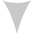 Miniatyrbilde 1 av 10: vidaXL Solseil lysegrå 3x4x4 m 100% polyester oxford