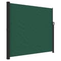 Miniatyrbilde 2 av 10: vidaXL Uttrekkbar sidemarkise mørkegrønn 180x300 cm