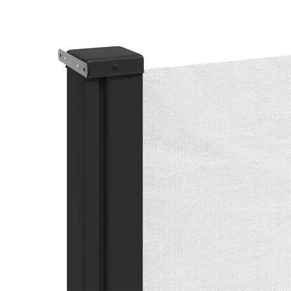 vidaXL sammenrullelig sidemarkise 180x300 cm hvid
