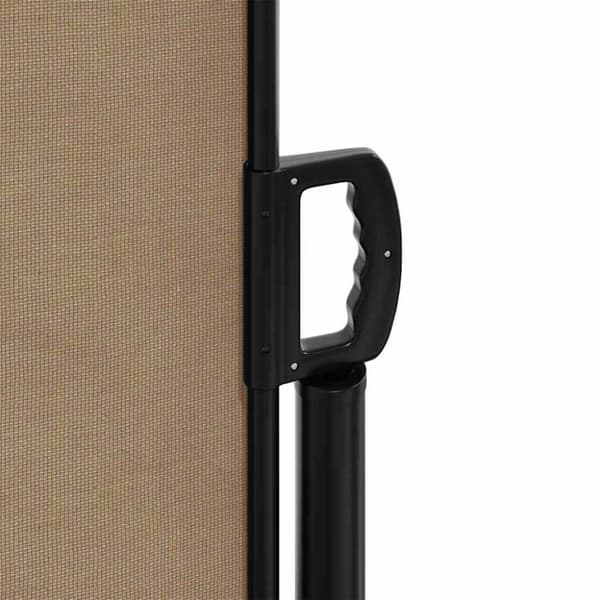 vidaXL Uttrekkbar sidemarkise gråbrun 140x300 cm